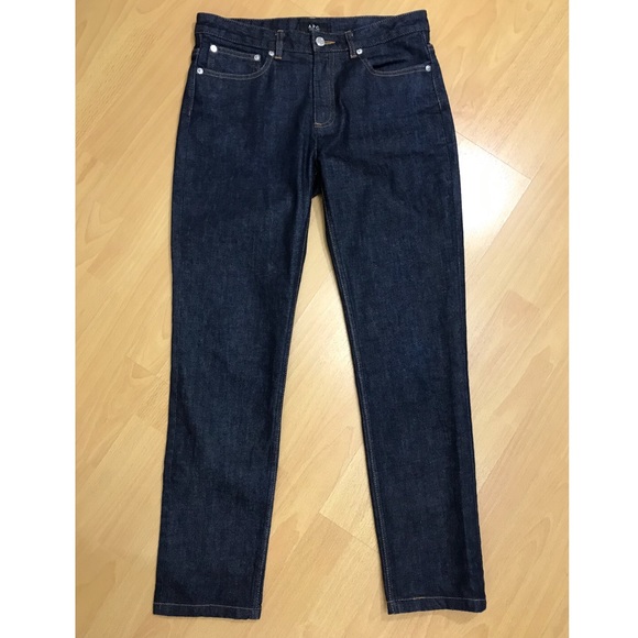 A.P.C. | Jeans | Apc Jean Droit Dark Denim Jeans | Poshmark